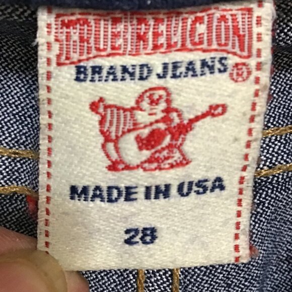 True Religion Halle Super Skinny Dark Wash Jeans Size 28 - Picture 11 of 13